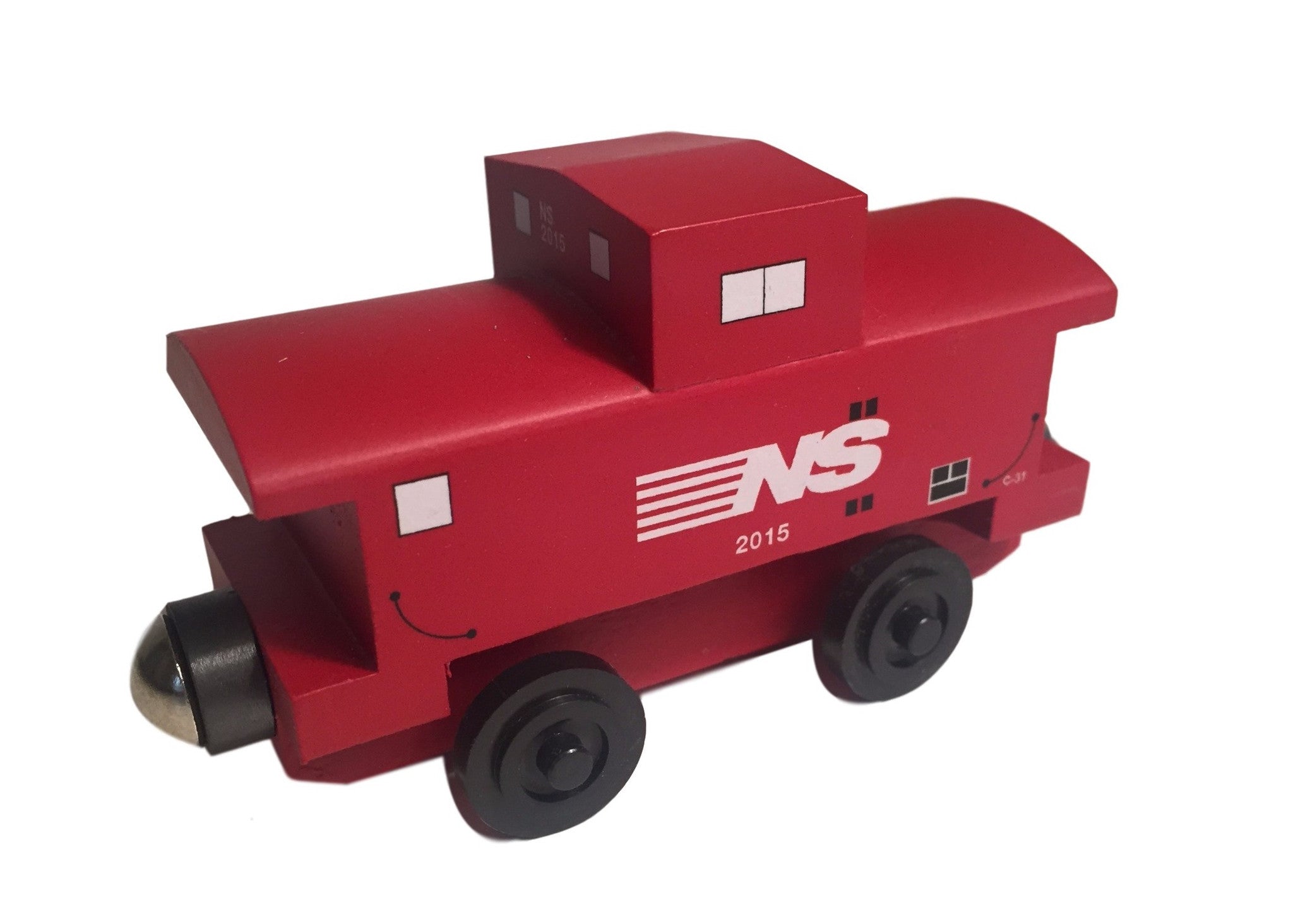 Norfolk Southern Caboose The Whittle Shortline Railroad Wooden Toy Trains