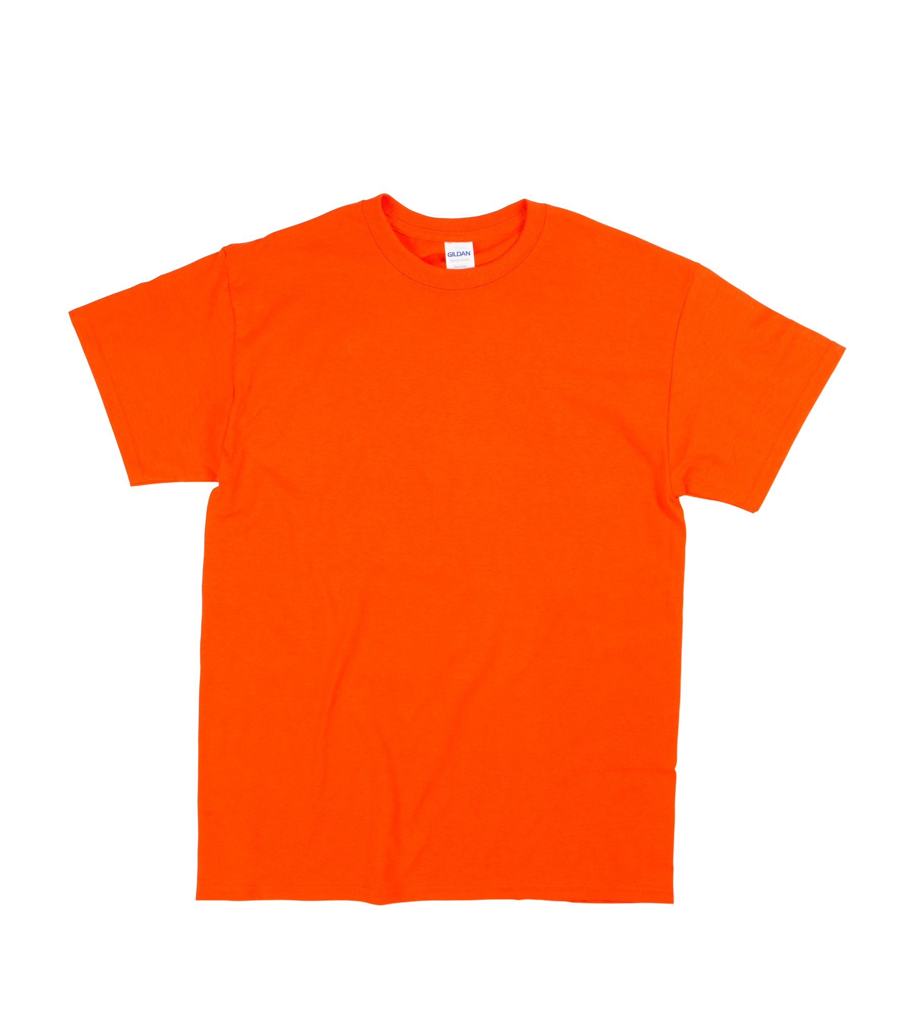 shirt mockup orange with Custom Price Screen Printed Shirts (Low T Gildan