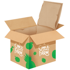 Once Upon a Farm direct shipping box