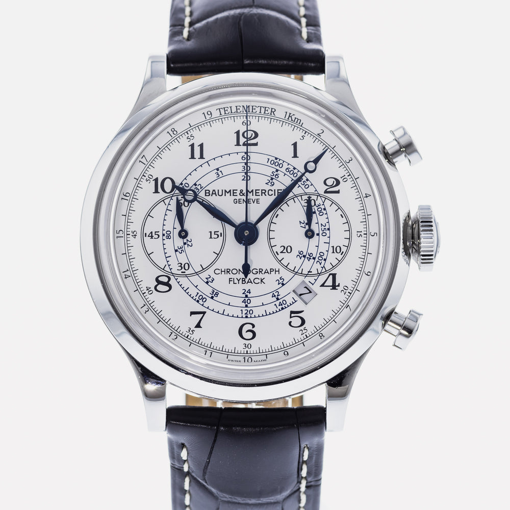 Authentic Used Baume & Mercier Capeland Flyback Chronograph 10006 Watch ...