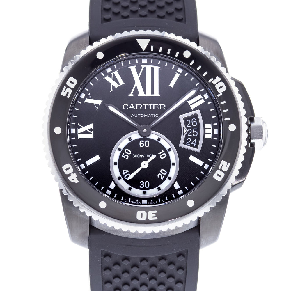 pre owned cartier calibre diver