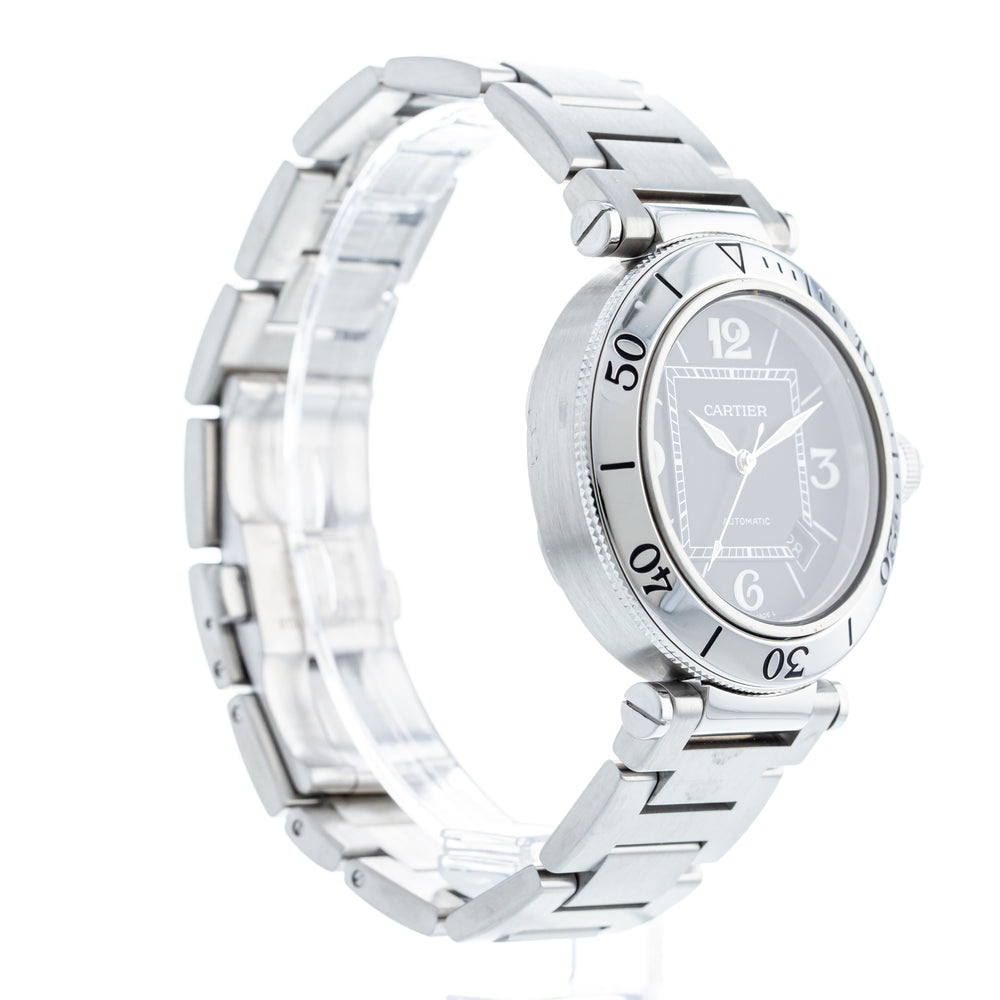 cartier pasha seatimer w31077m7