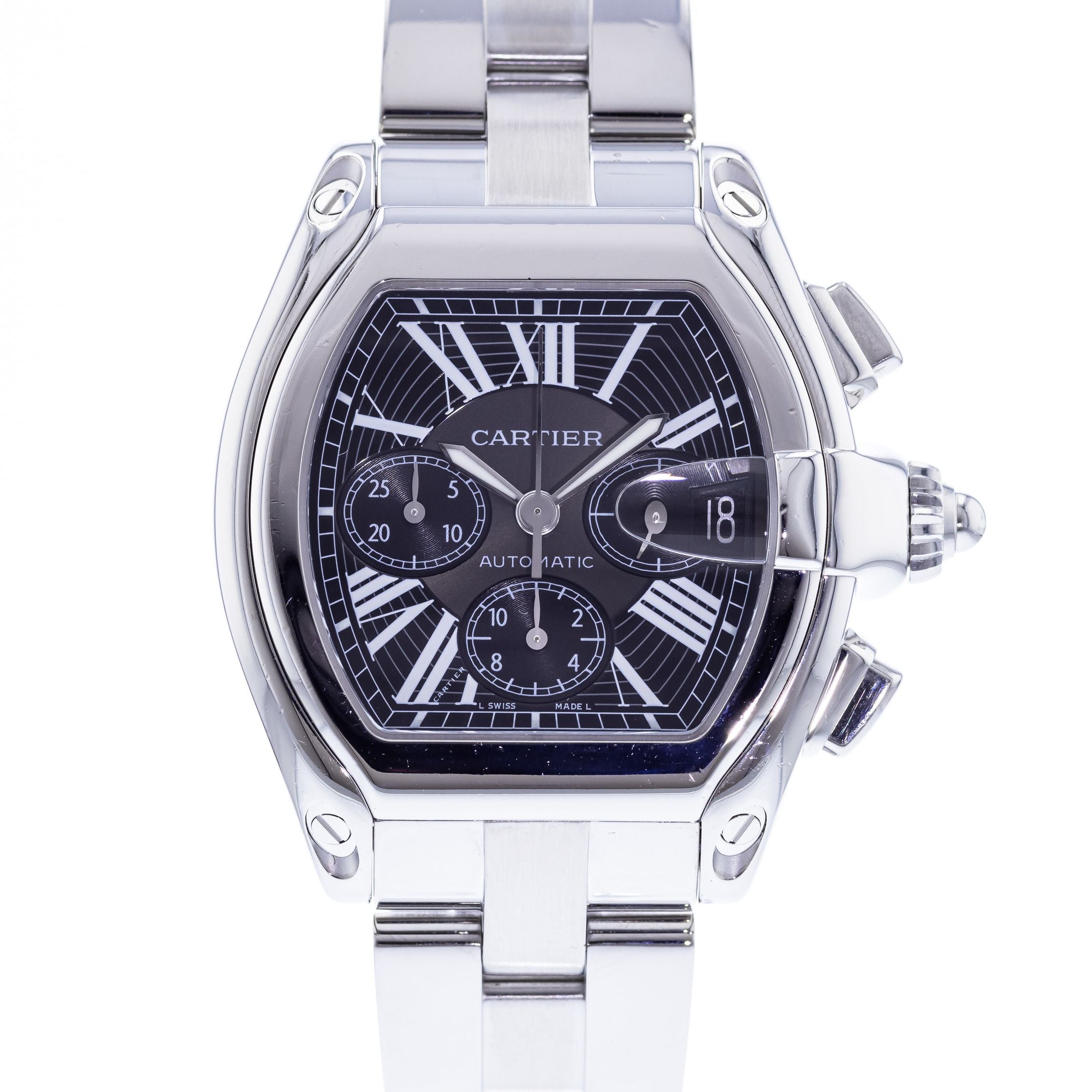 cartier roadster chronograph w62020x6