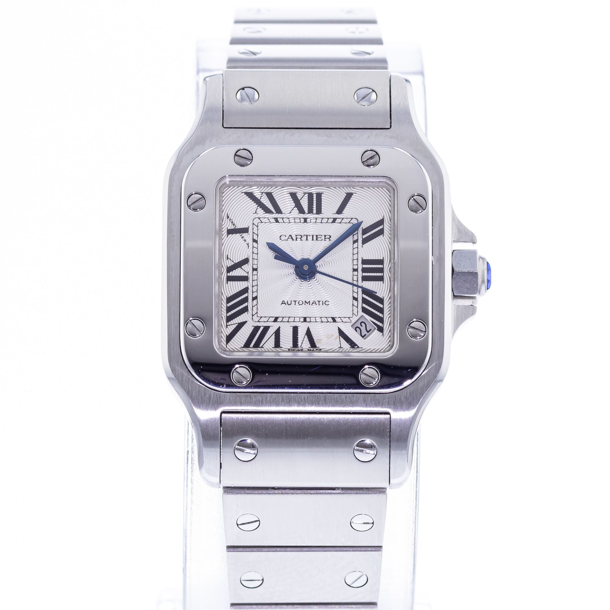 Authentic Used Cartier Santos Galbee Small W20054D6 Watch (10-10-CAR ...