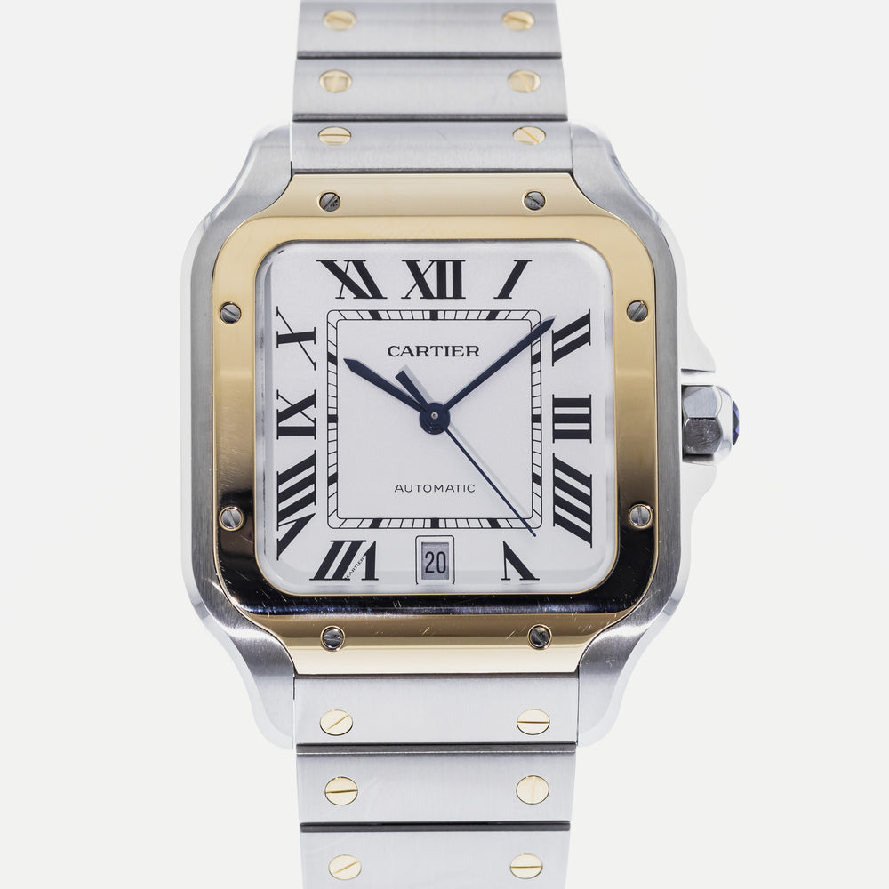 Authentic Used Cartier Santos de Cartier Large W2SA0009 Watch (10-10 ...