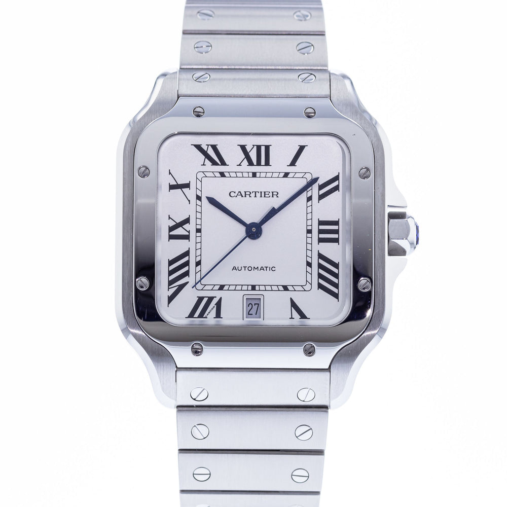 Authentic Used Cartier Santos de Cartier Large WSSA0018 Watch (10-10 ...