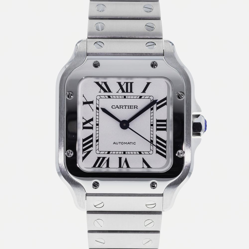 Plicht Reiziger Vertrappen Authentic Used Cartier Santos de Cartier Medium WSSA0029 Watch  (10-10-CAR-AHBSN4)