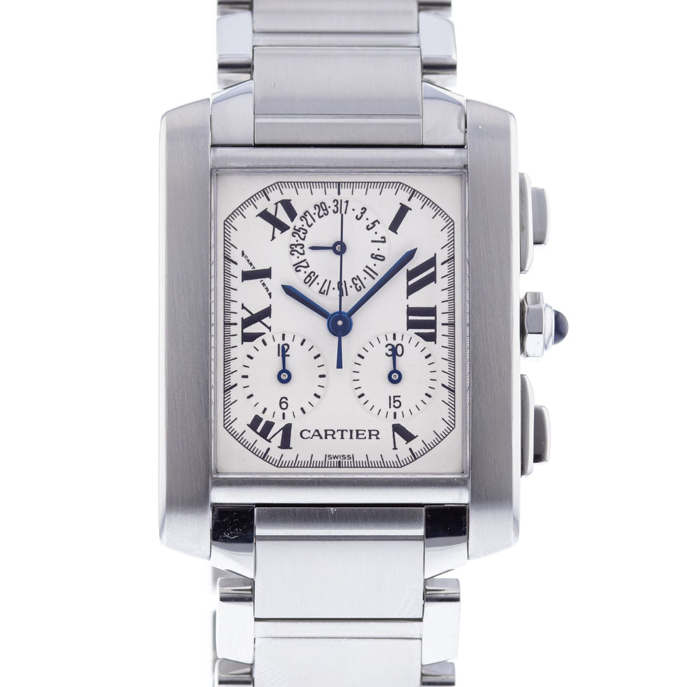 cartier tank francaise chronoflex