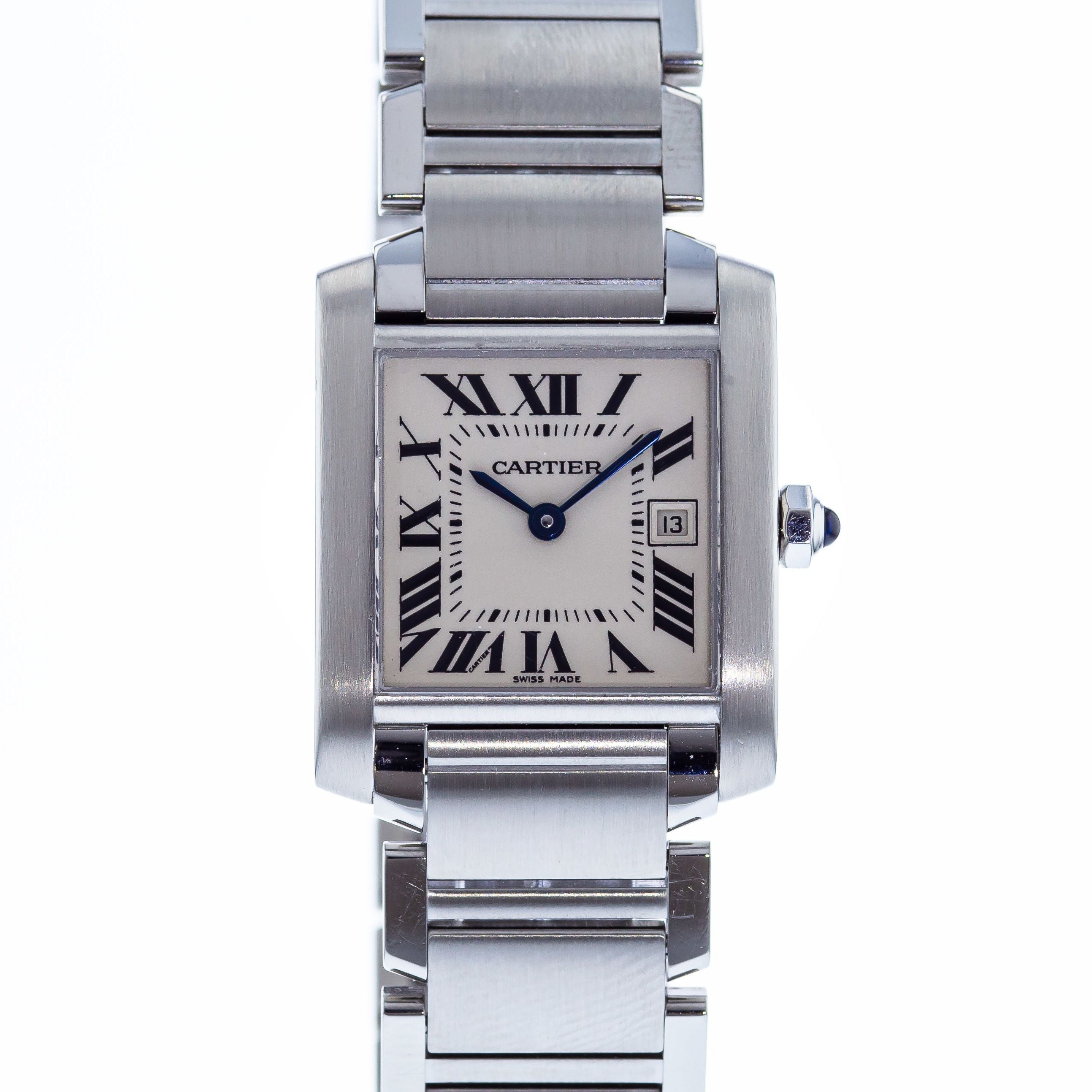 pre owned cartier tank francaise