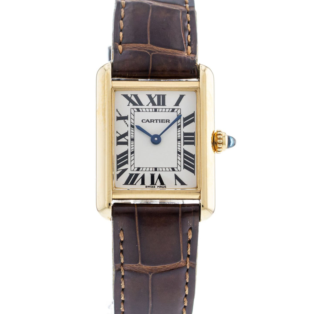 used cartier tank louis watch