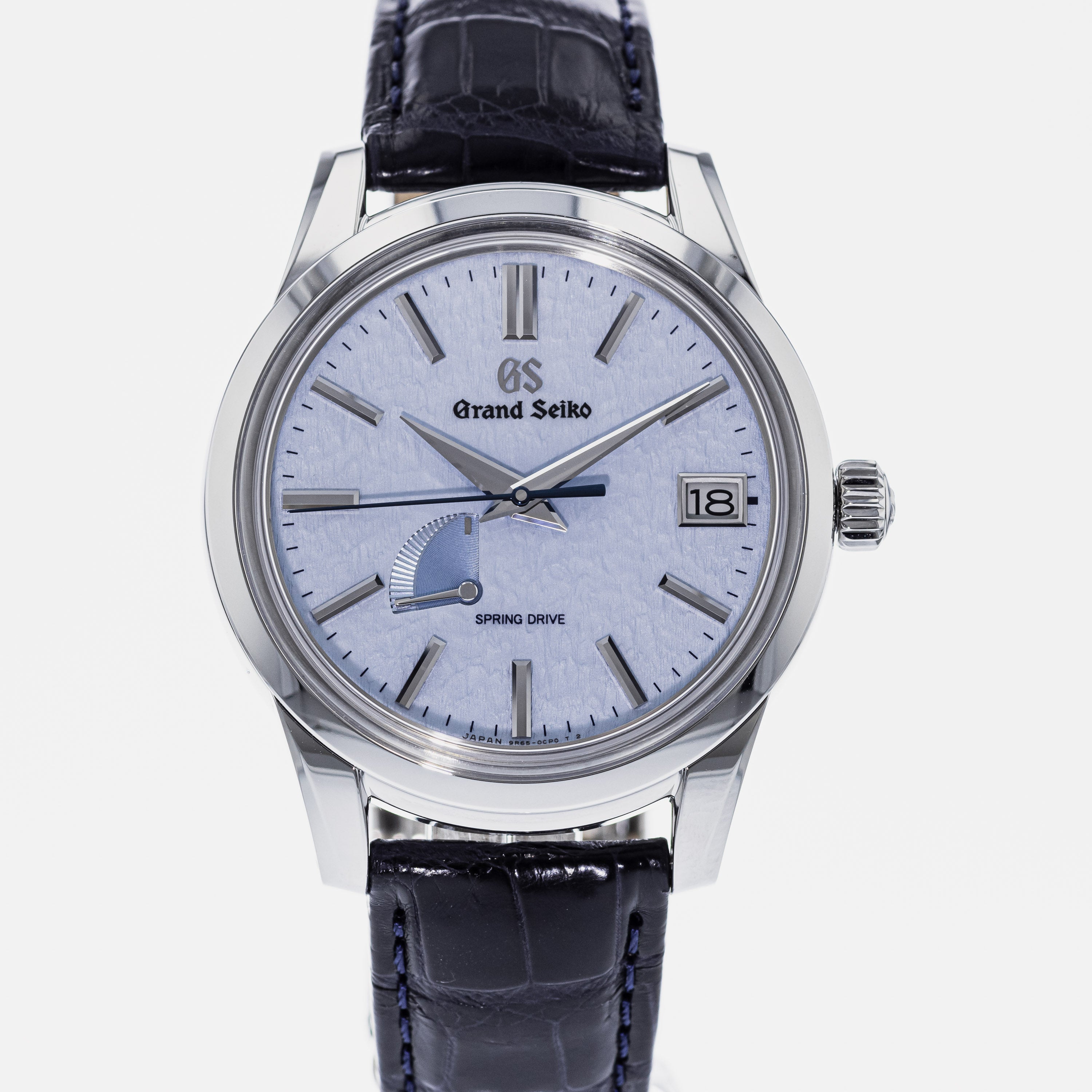 Authentic Used Grand Seiko Elegance Spring Drive Blue Snowflake SBGA407  Watch (10-10-GRS-BGM2K6)