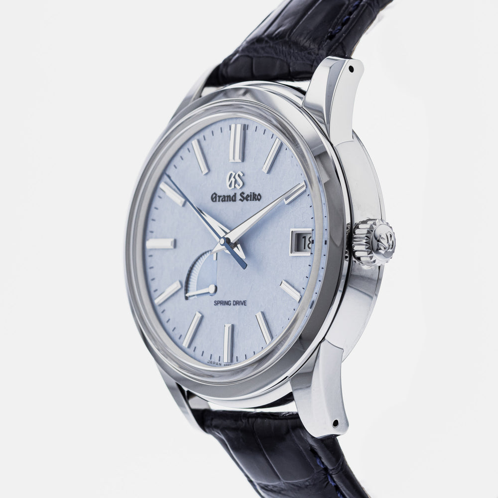 Authentic Used Grand Seiko Elegance Spring Drive Blue Snowflake SBGA407  Watch (10-10-GRS-BGM2K6)