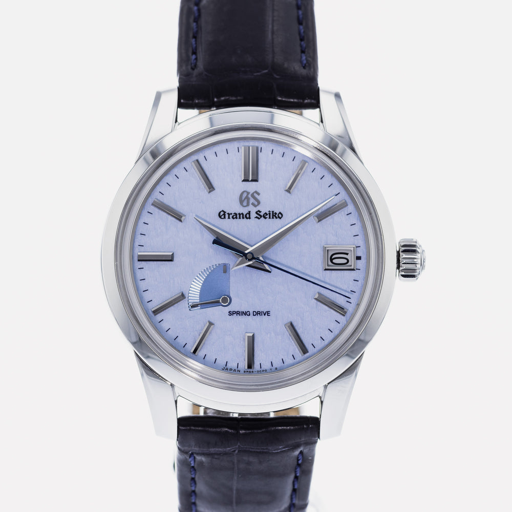 Authentic Used Grand Seiko Elegance Spring Drive Blue Snowflake SBGA407  Watch (10-10-GRS-YLE614)