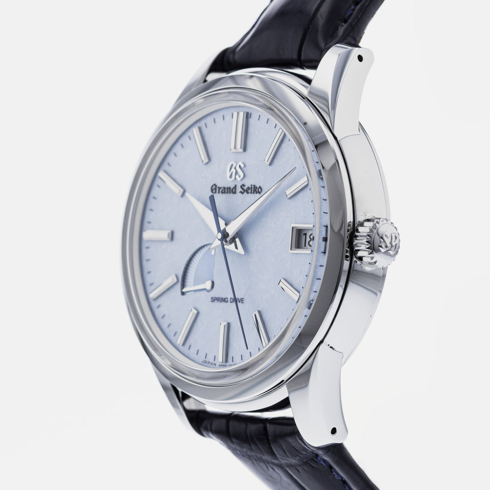 Authentic Used Grand Seiko Elegance Spring Drive Blue Snowflake SBGA407  Watch (10-10-GRS-YZUSM0)