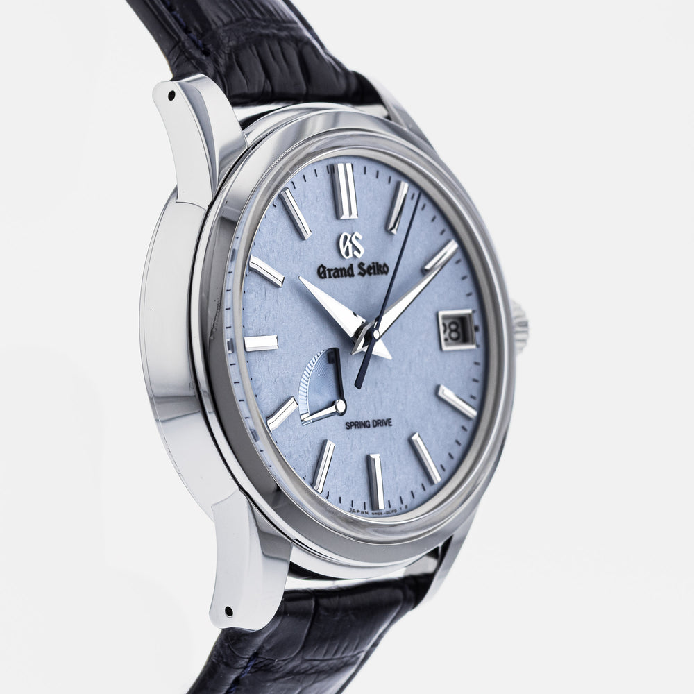 Authentic Used Grand Seiko Elegance Spring Drive Blue Snowflake SBGA407  Watch (10-10-GRS-T3KH8B)