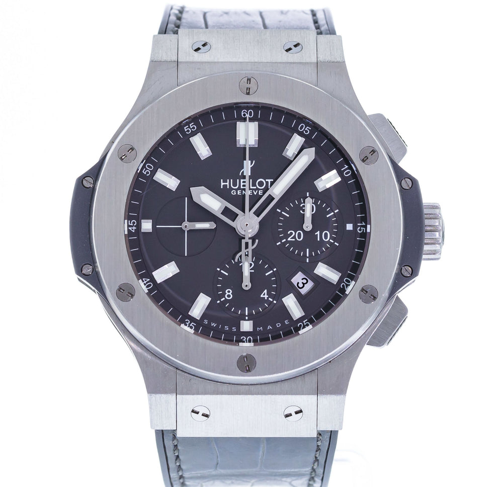 Authentic Used Hublot Big Bang Earl Gray Chronograph 301.ST.5020.GR ...