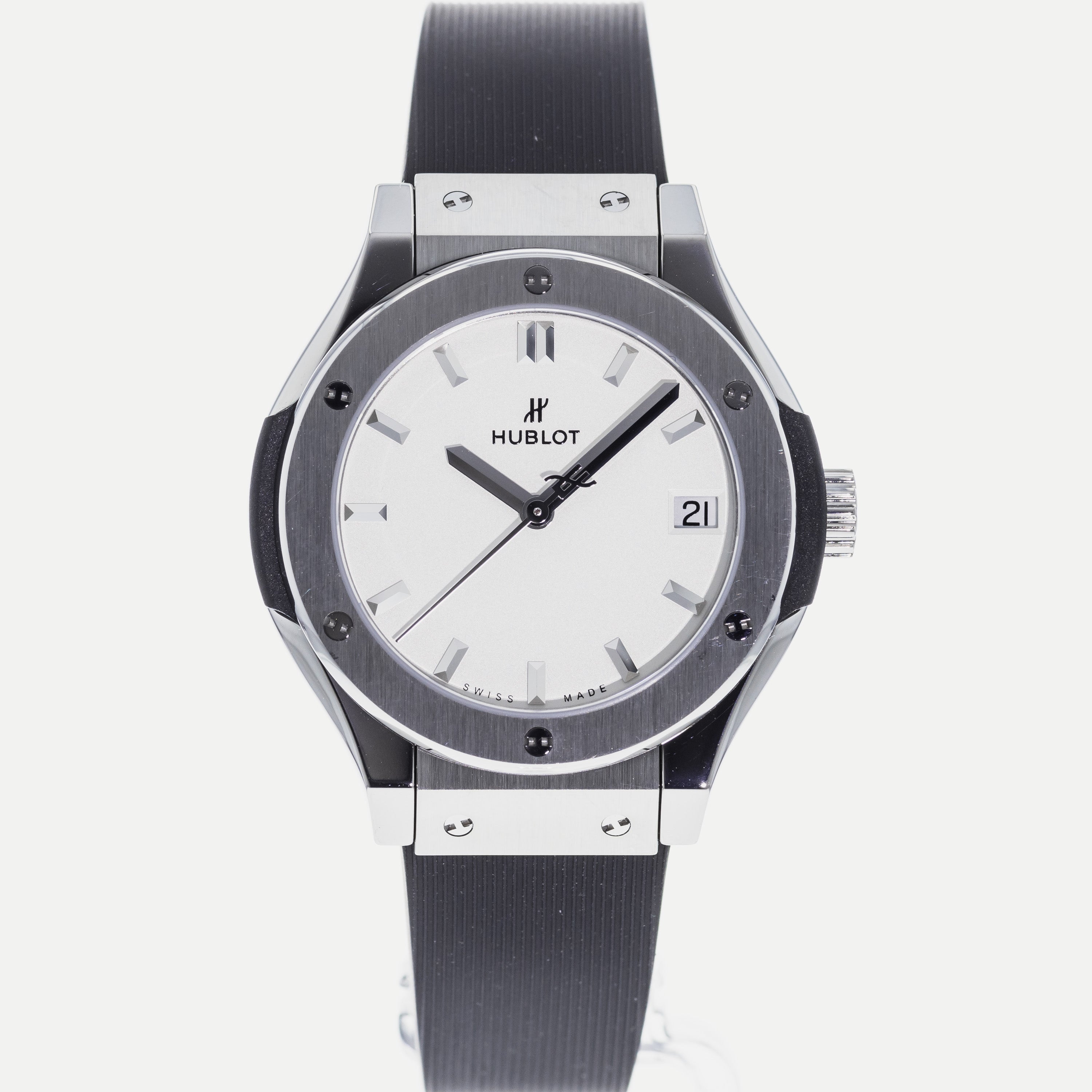 Authentic Used Hublot Classic Fusion Titanium 581.NX.2611.RX Watch (10 ...