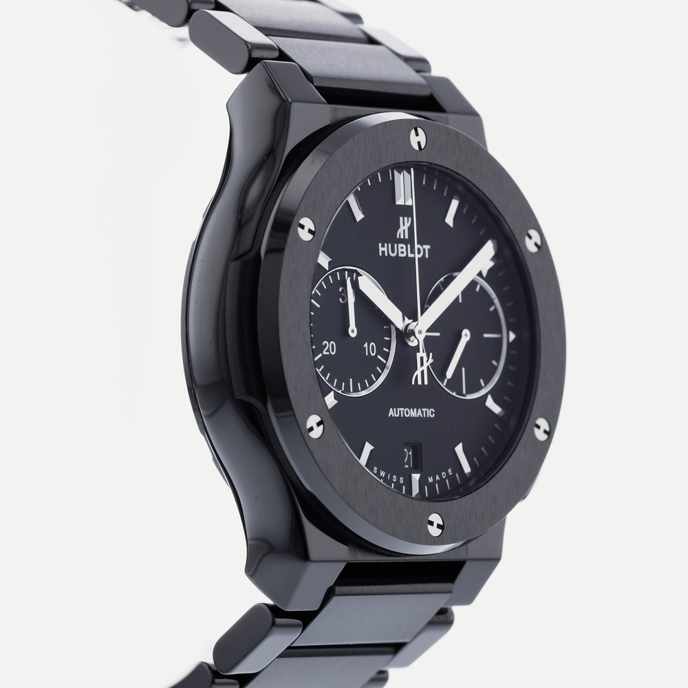 Authentic Used Hublot Classic Fusion Black Magic Chronograph 5 Cm 1170 Cm Watch 10 10 Hub 70k8tf