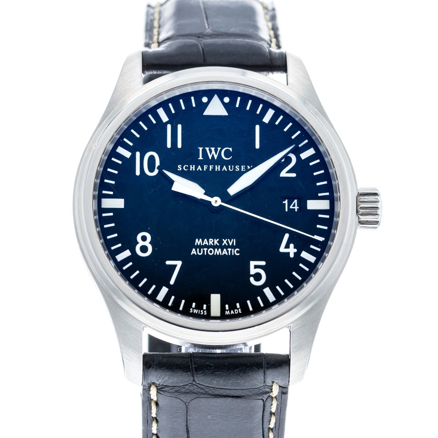 Authentic Used IWC Pilot Mark XVI IW3255-01 Watch (10-10-IWC-ANGS6D)