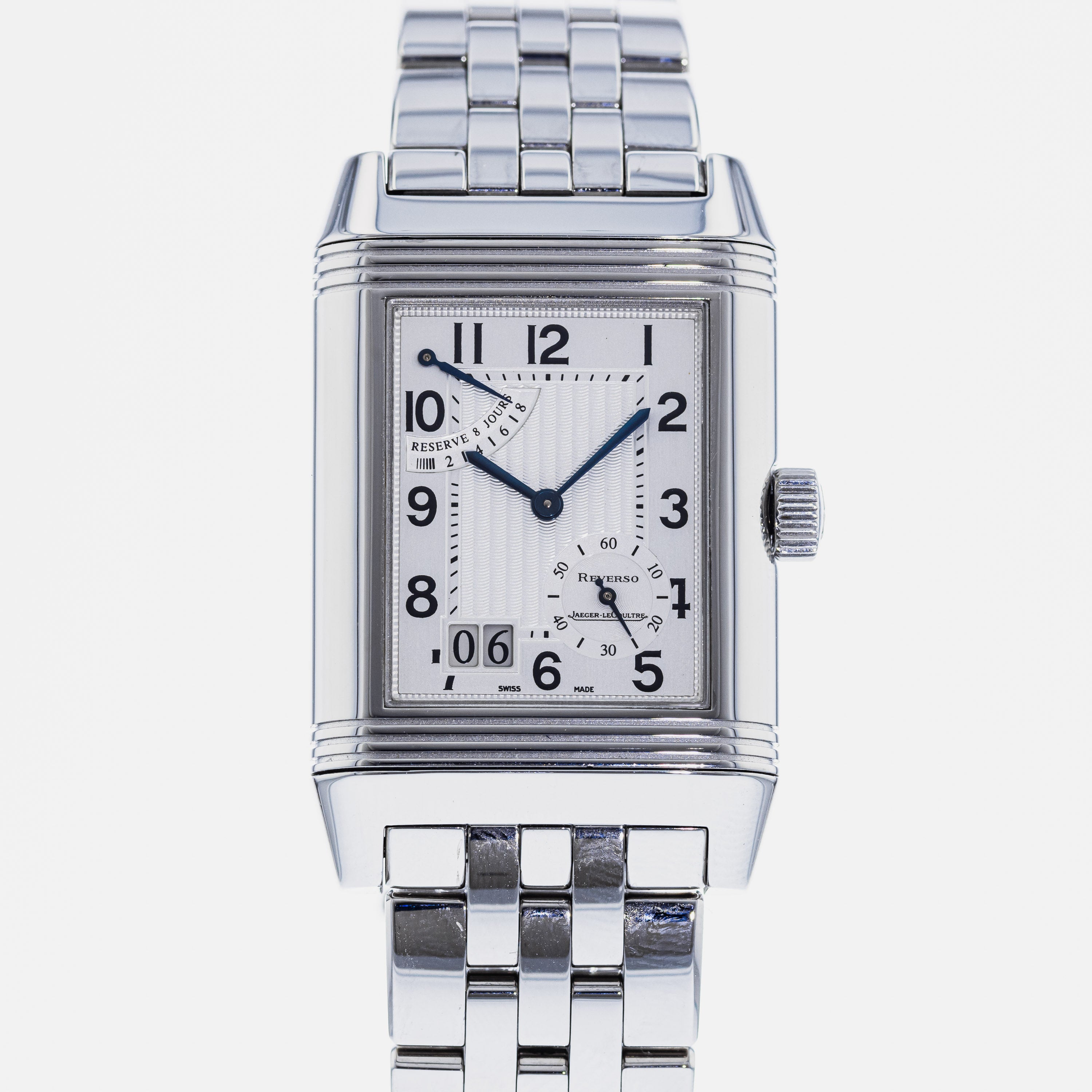 Authentic Used Jaeger-LeCoultre Reverso Grande Date Q3008120 Watch (10 ...