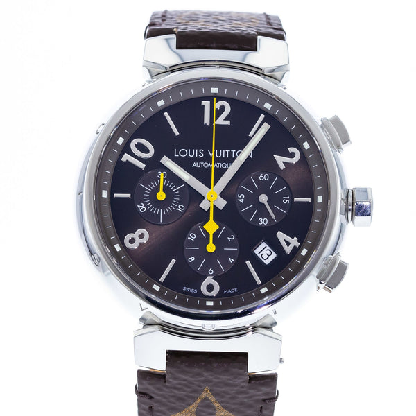 Louis Vuitton Tambour Chronograph Automatic // Q1122 // 104550 // Pre-Owned  - Stately Watches - Touch of Modern