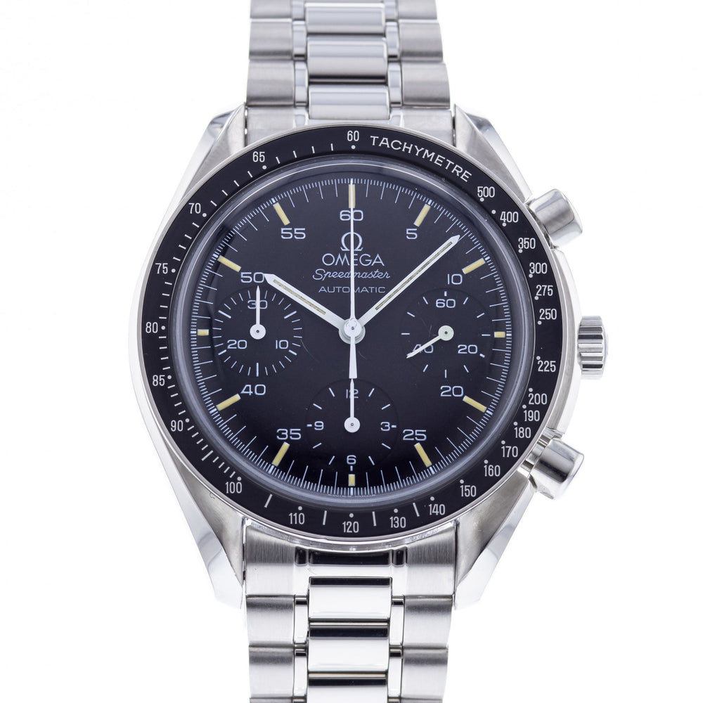 Authentic Used Omega Speedmaster Reduced Chronograph 3510 50 00 Watch 10 10 Ome 9k6h7g
