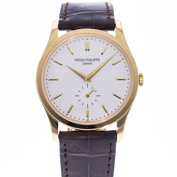 Authentic Used Patek Philippe Calatrava 5196 Watch (10-10-PTK-GB2L9Z)