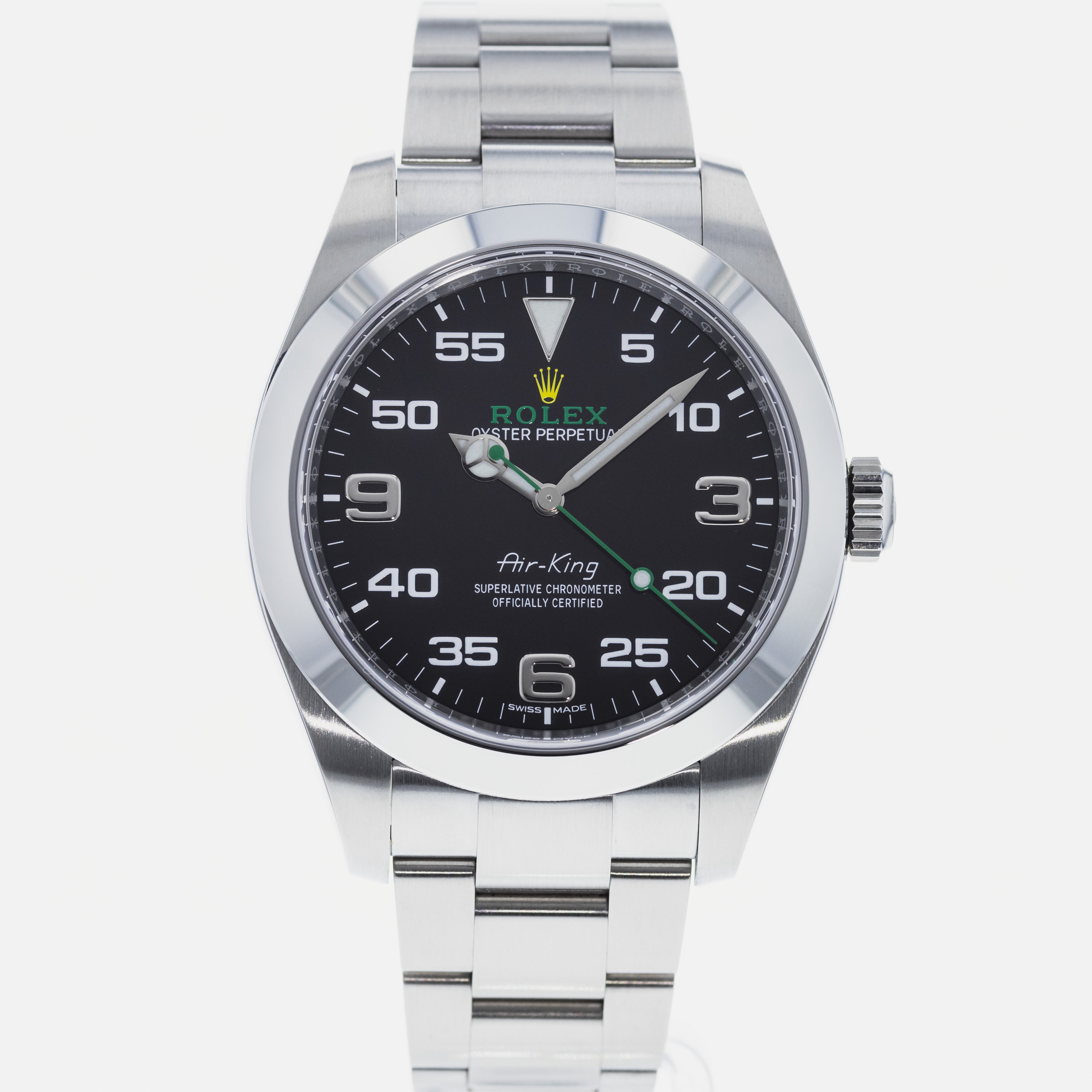 Kig forbi der radar Authentic Used Rolex Air-King 116900 Watch (10-10-ROL-6E7LBU)
