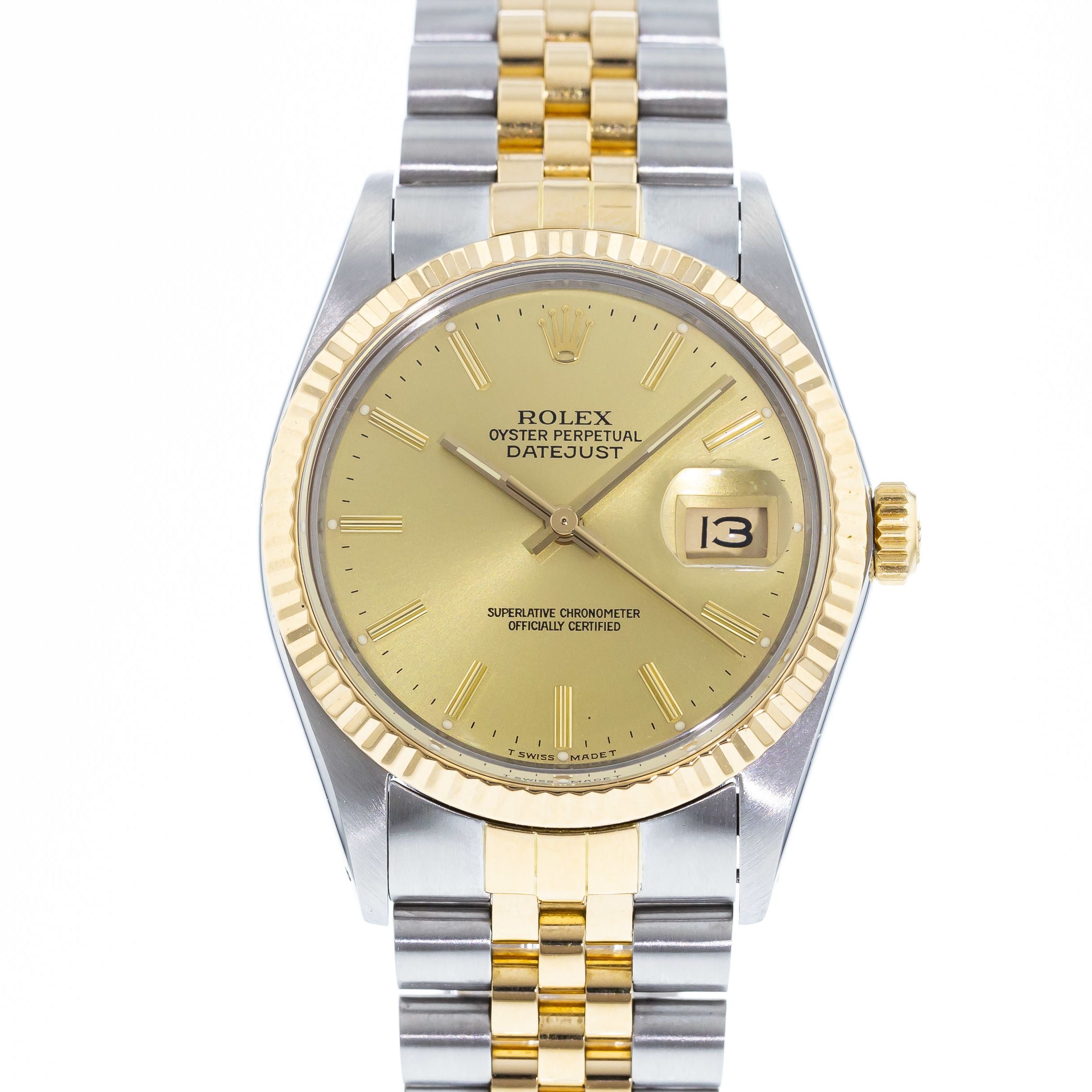 rolex datejust 16013 year