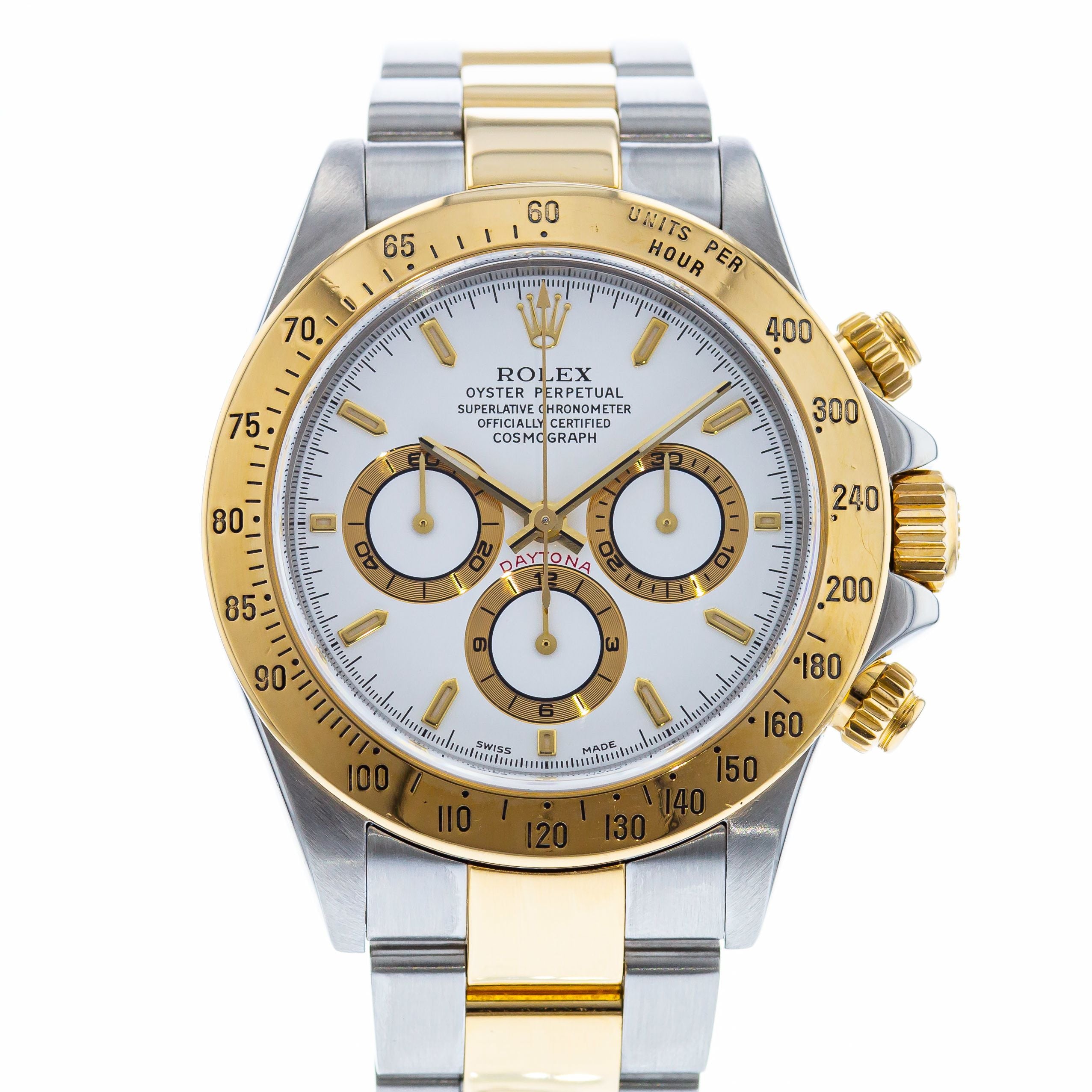 Authentic Used Rolex Daytona Zenith 16523 Watch (10-10-ROL-07AZ62)
