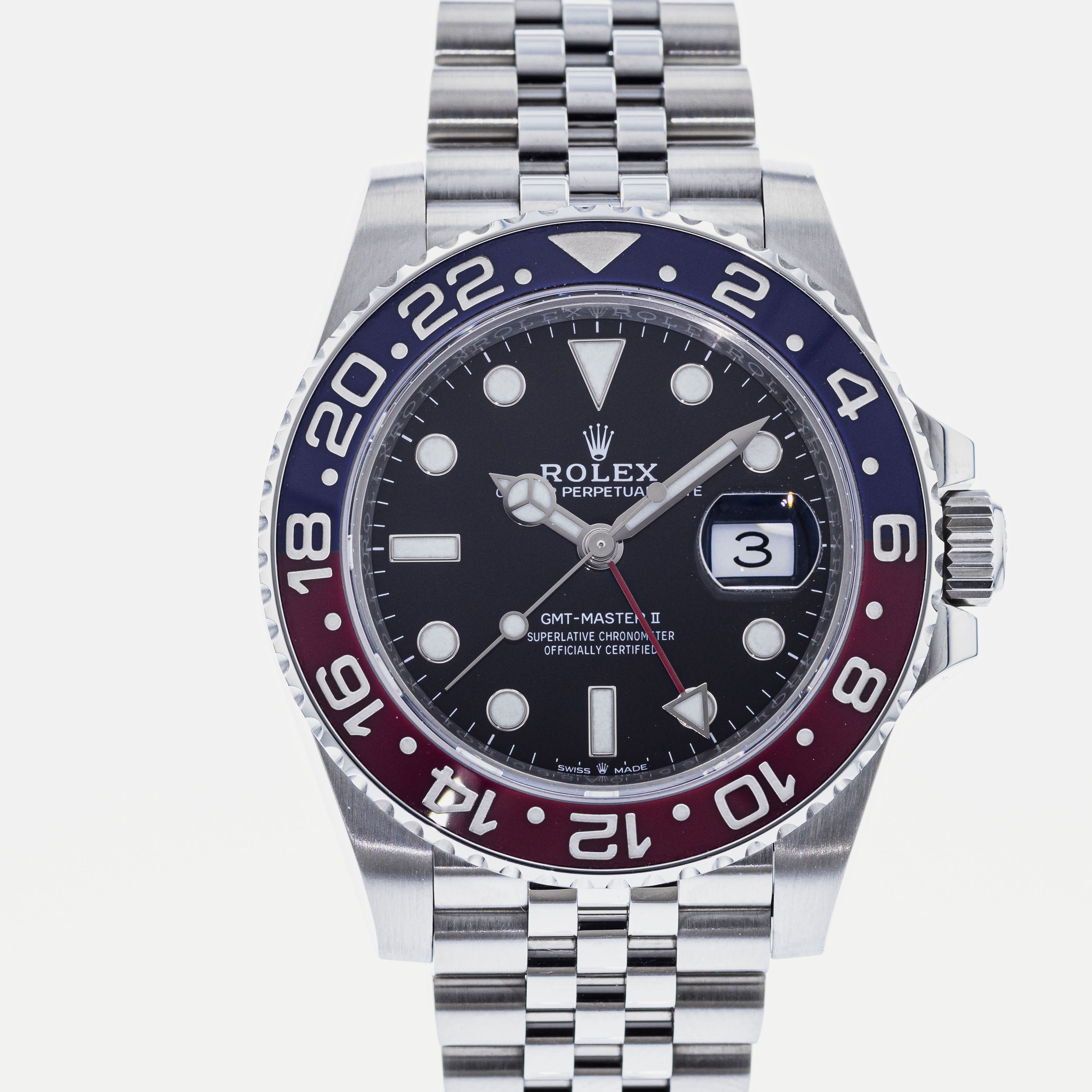 Authentic Used Rolex GMT-Master II Pepsi 126710BLRO Watch (10-10-ROL ...