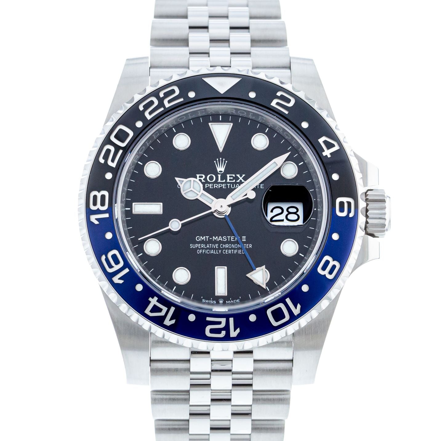 Authentic Used Rolex GMT-Master II Batman 126710BLNR Watch (10-10-ROL ...