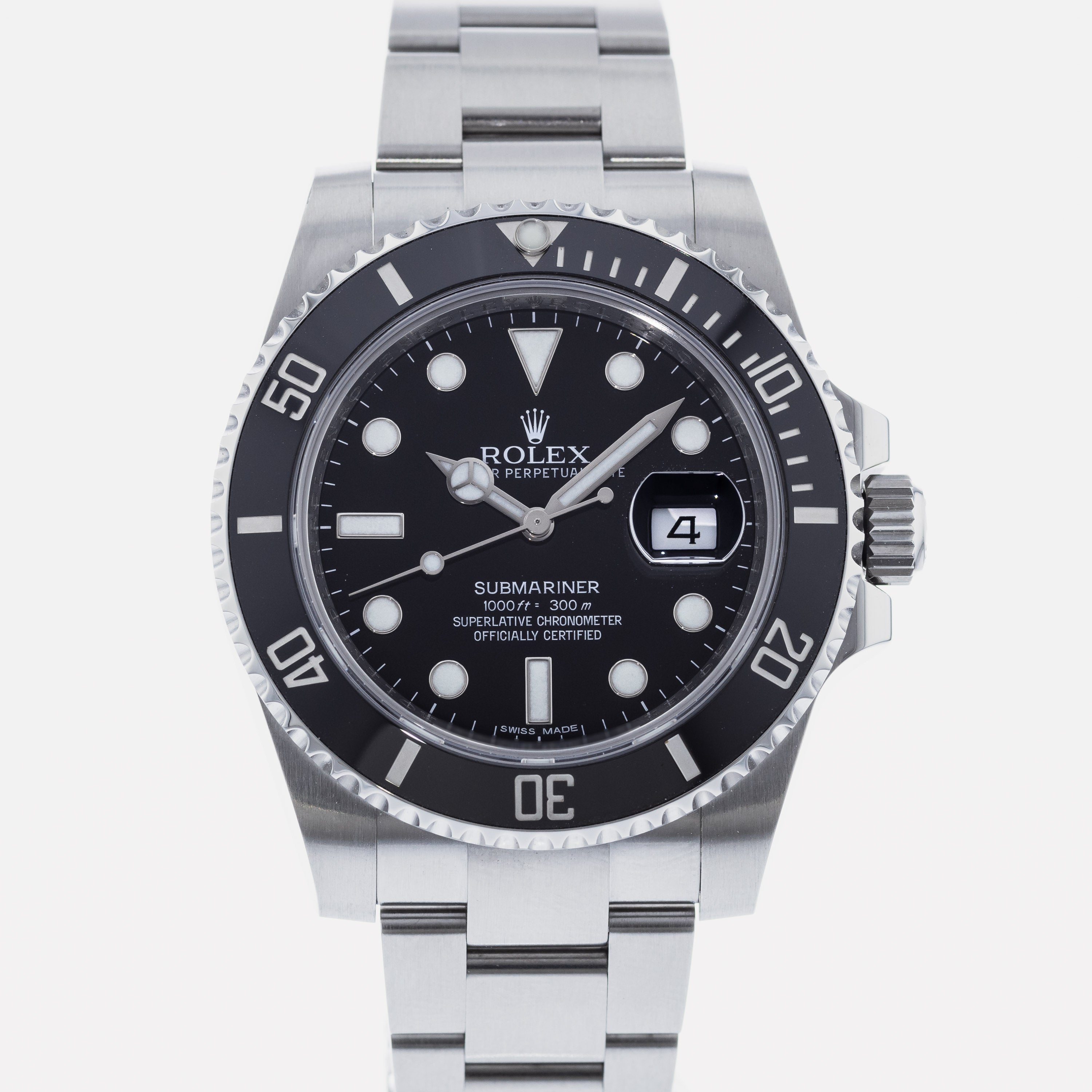 Authentic Used Rolex Submariner Date 116610 Watch (10-10-ROL-BALK9Y)