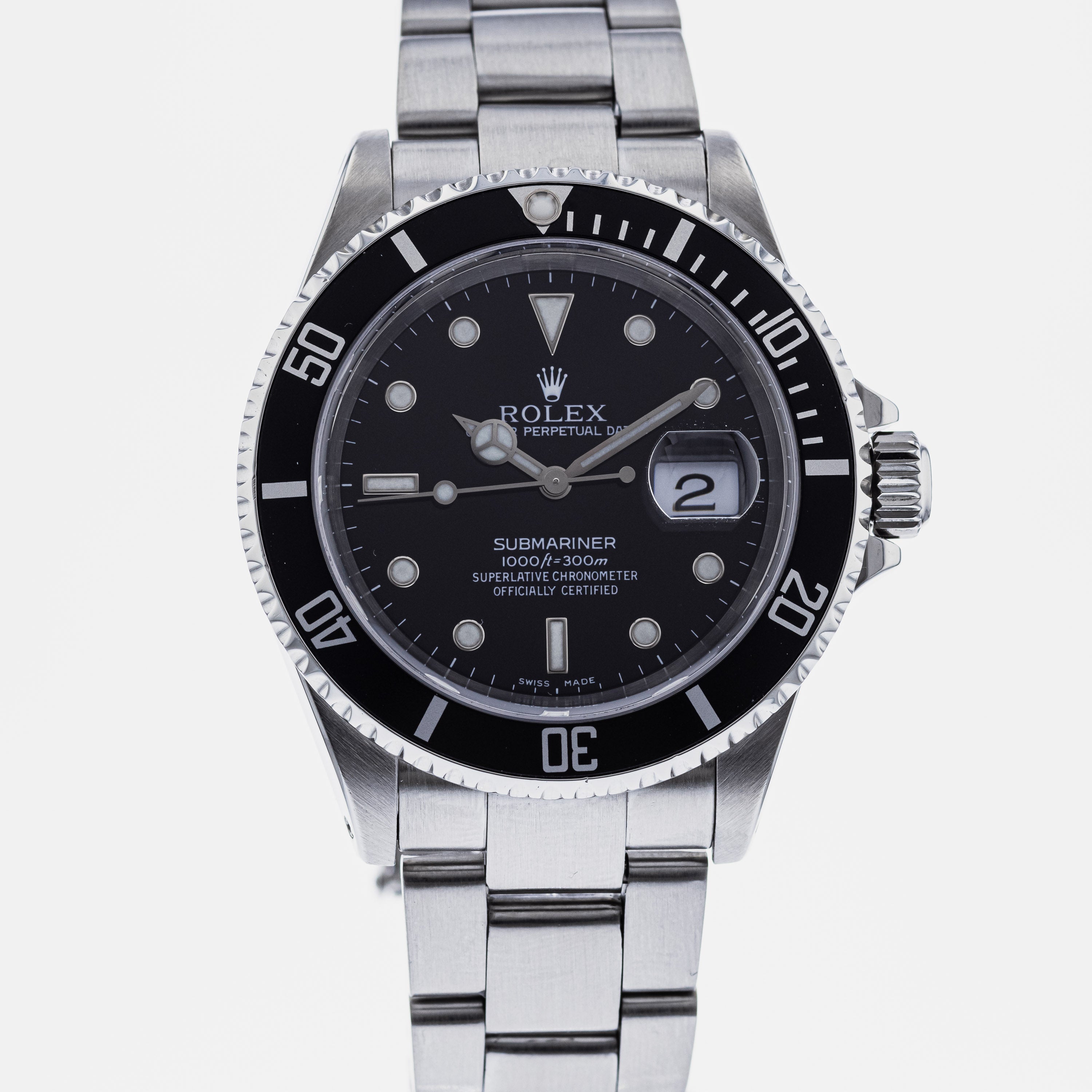 Authentic Used Rolex Submariner 16610 Watch (10-10-ROL-HEPAFT)