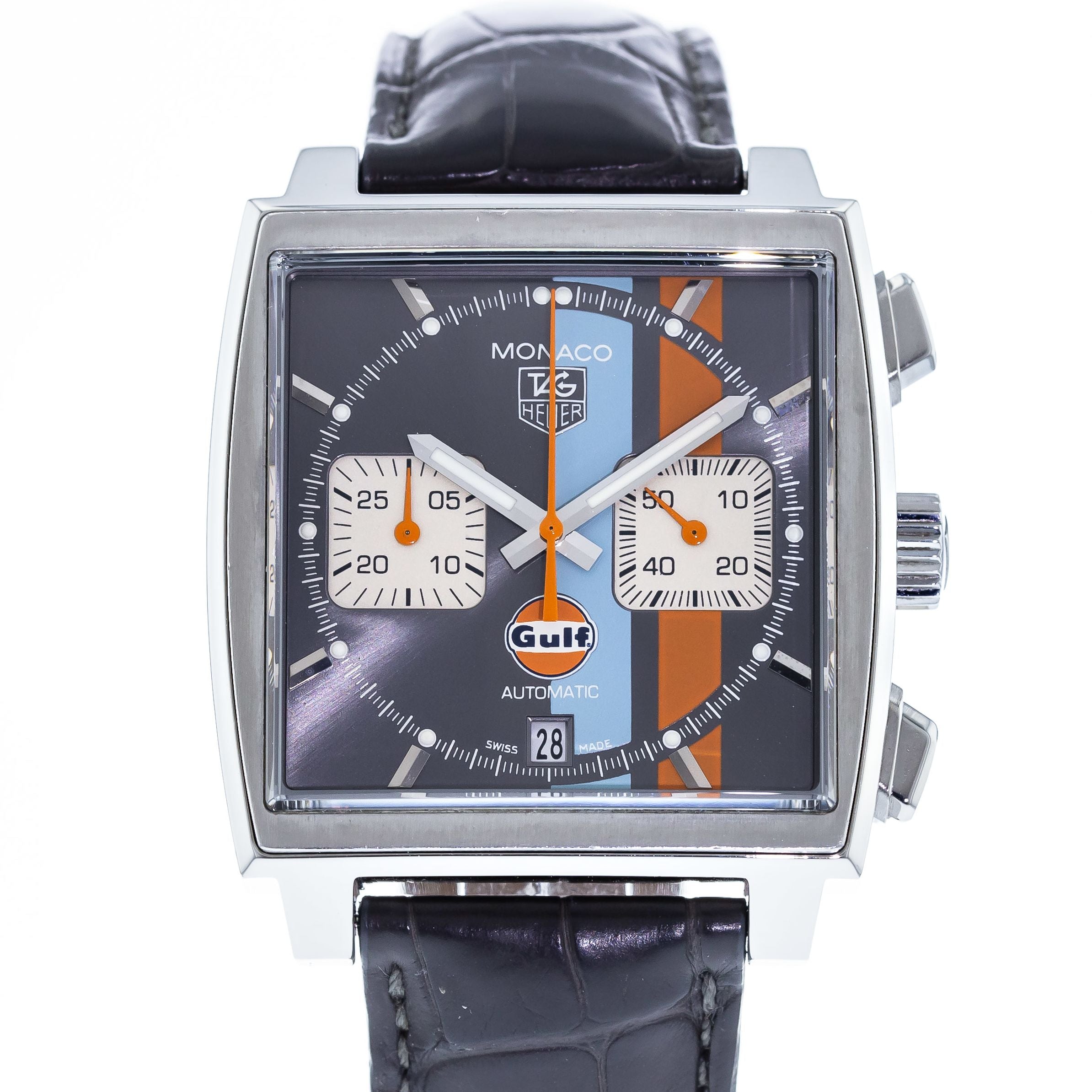 Authentic Used TAG Heuer Monaco Gulf Limited Edition CAW2113 Watch (10 ...