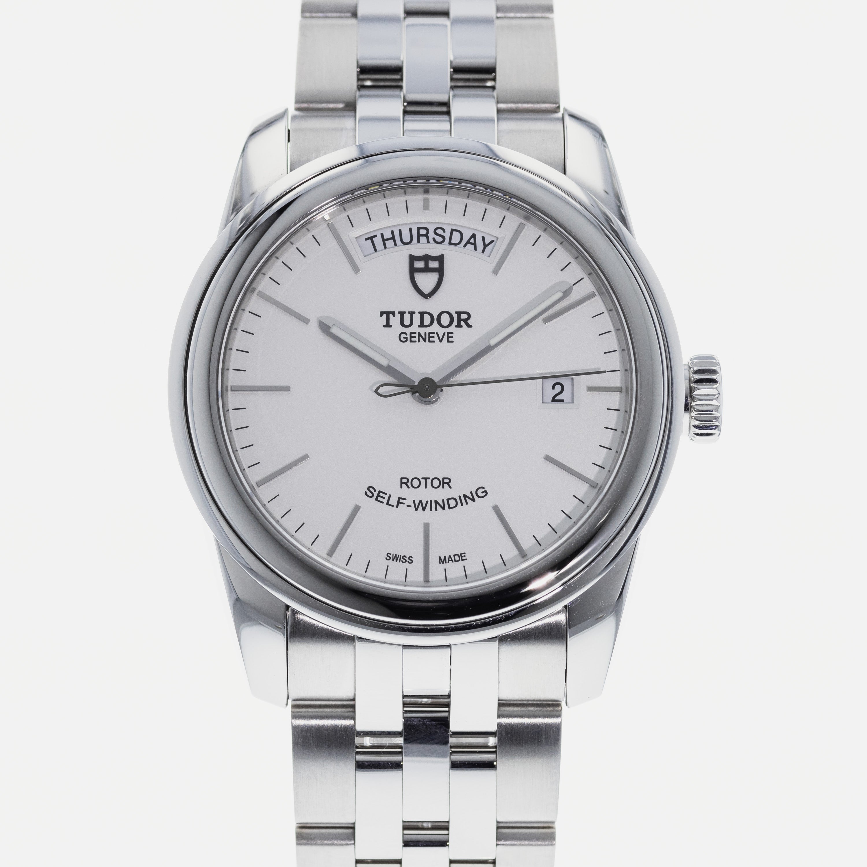 Authentic Used Tudor Glamour Day-Date 56000 Watch (10-10-TUD-DA1TE6)
