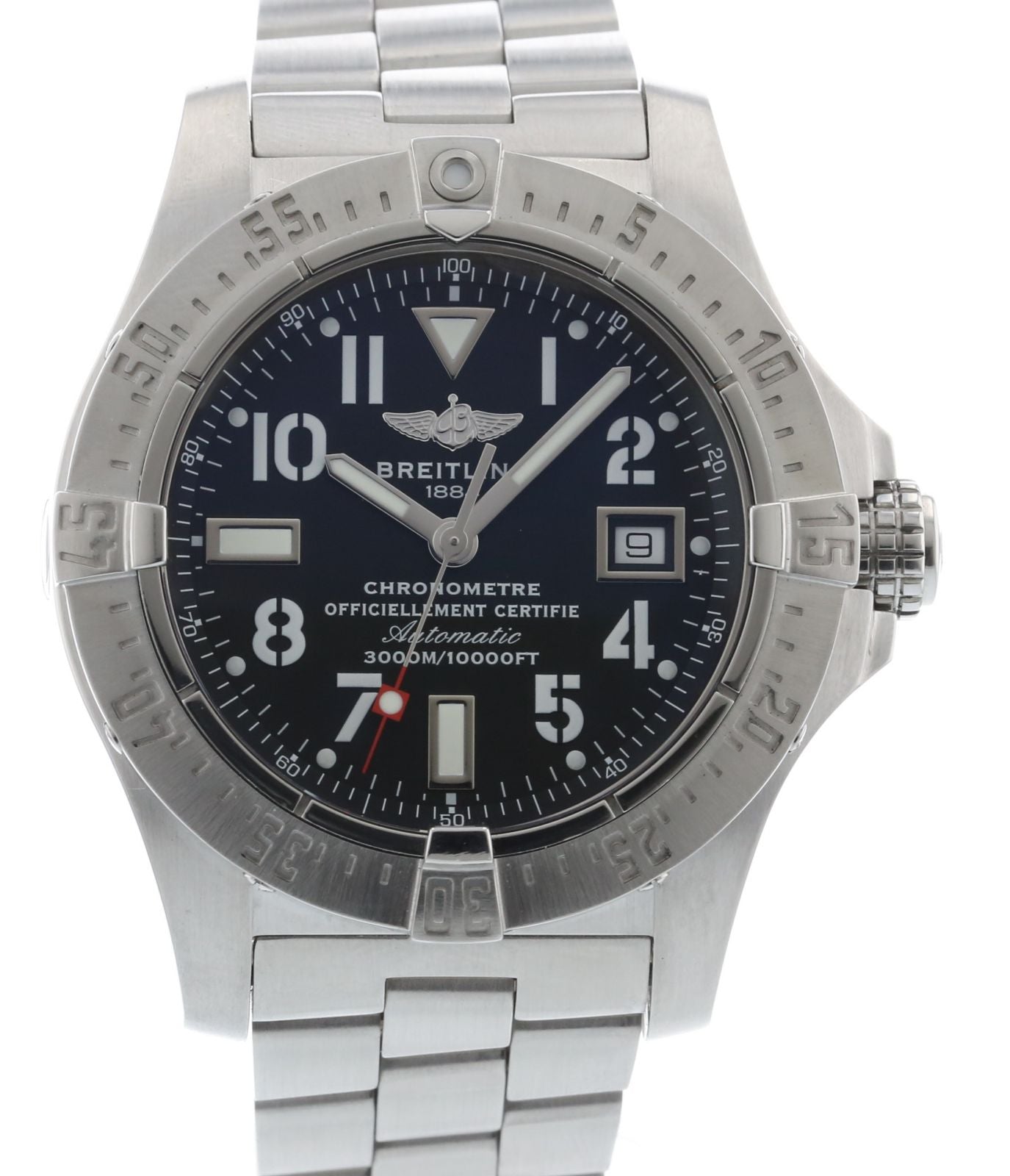 Authentic Used Breitling Avenger Seawolf A17330 Watch (10-10-BRT-S1AVY7)
