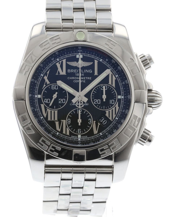 Authentic Used Breitling Transocean Chronograph Limited Edition AB0154  Watch (10-10-BRT-CA06M2)