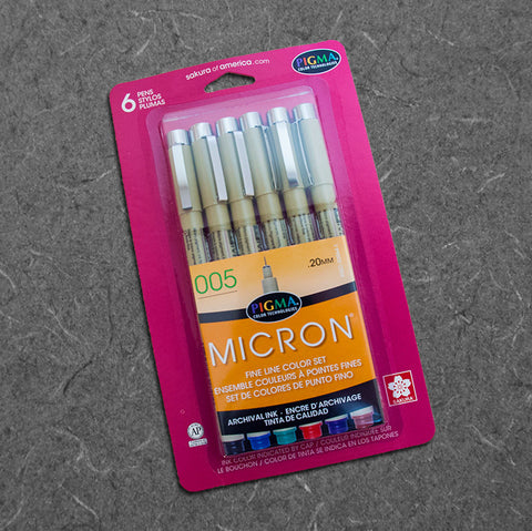 Pigma Micron Pen 05 Yellow – .45mm –