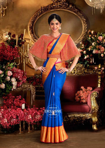 Real Zari Gold Wedding Wear Kanchipuram Pattu Saree, 6.3 m (with blouse  piece) at Rs 600 in Surat