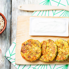 quinoa white bean burger