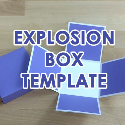 Download Explosion Box Template 2.75x2.75" - Paper Chaser TO