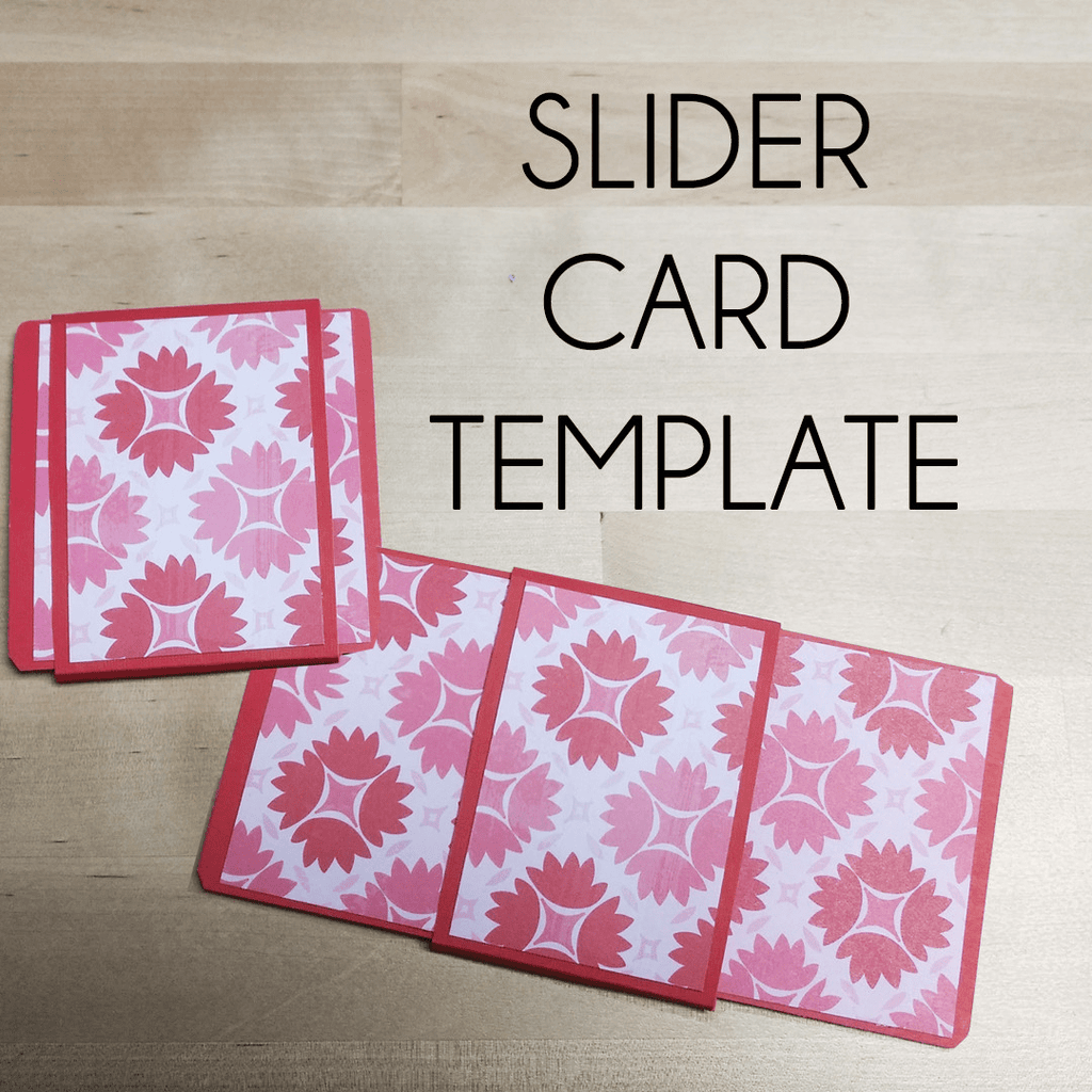 Slider Card Template Paper Chaser To