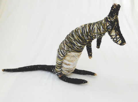 Caroline Hawkins artist Swamp Wallaby Bush Toy, Surf Coast Arts Trail