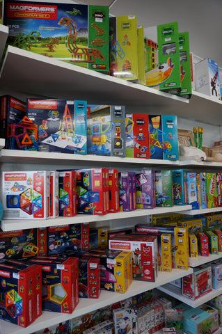 Magformers children's games at Torquay Toys toy shop on the Surf Coast, Victoria