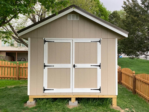 Foundation maintenance of shed