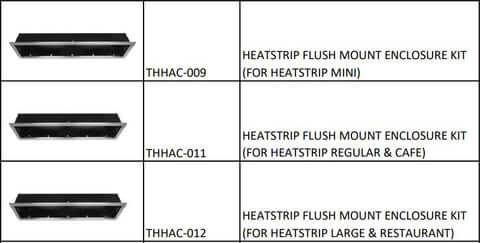 Heatstrip Restaurant 3200 Watt 208 Volt Electric Radiant Outdoor Patio Heater Mount Kit