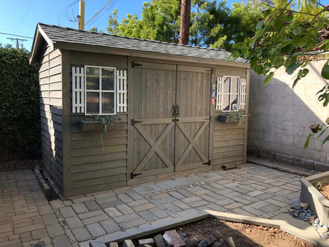 shed on property line