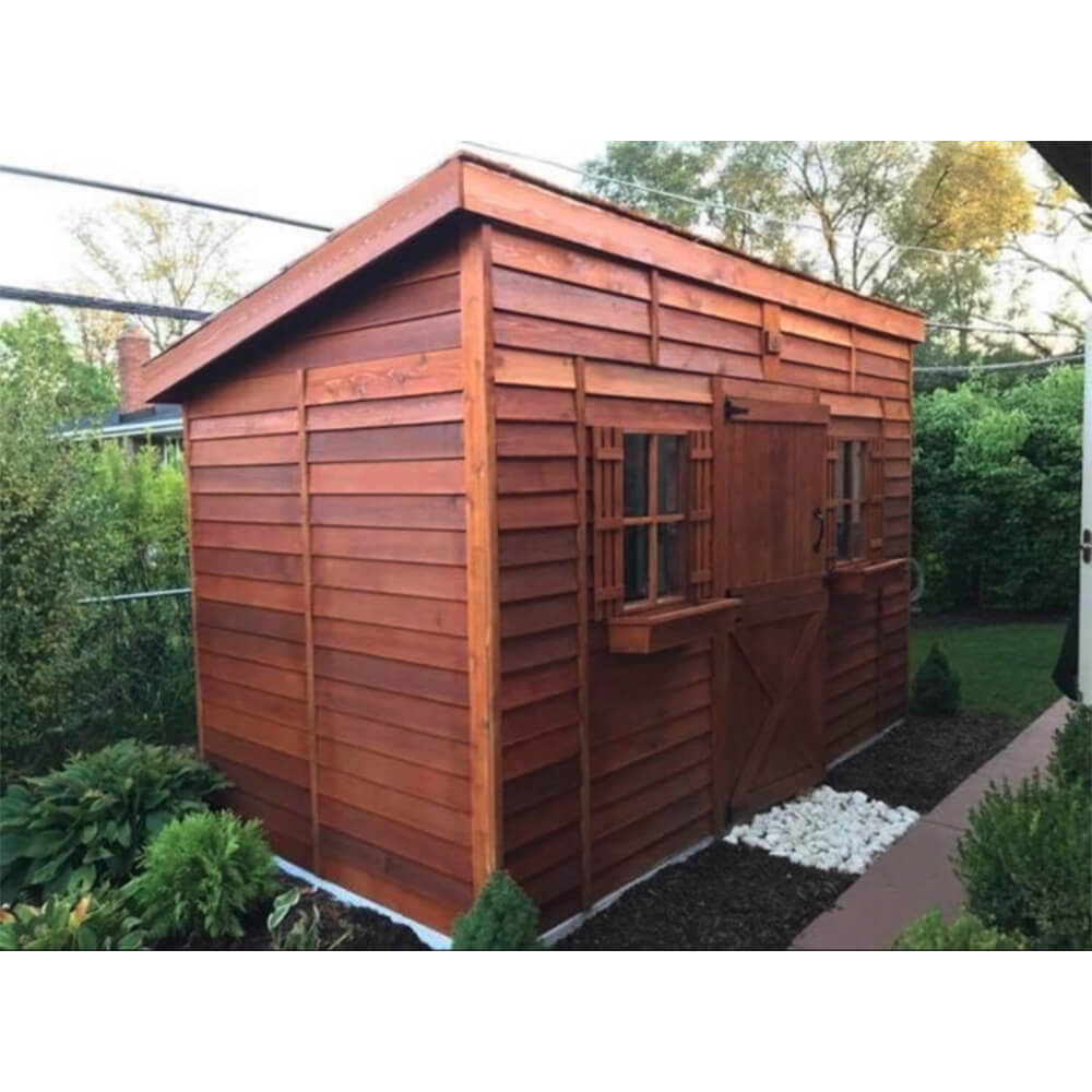 cedarshed lean to shed storage prefab studio shed kit