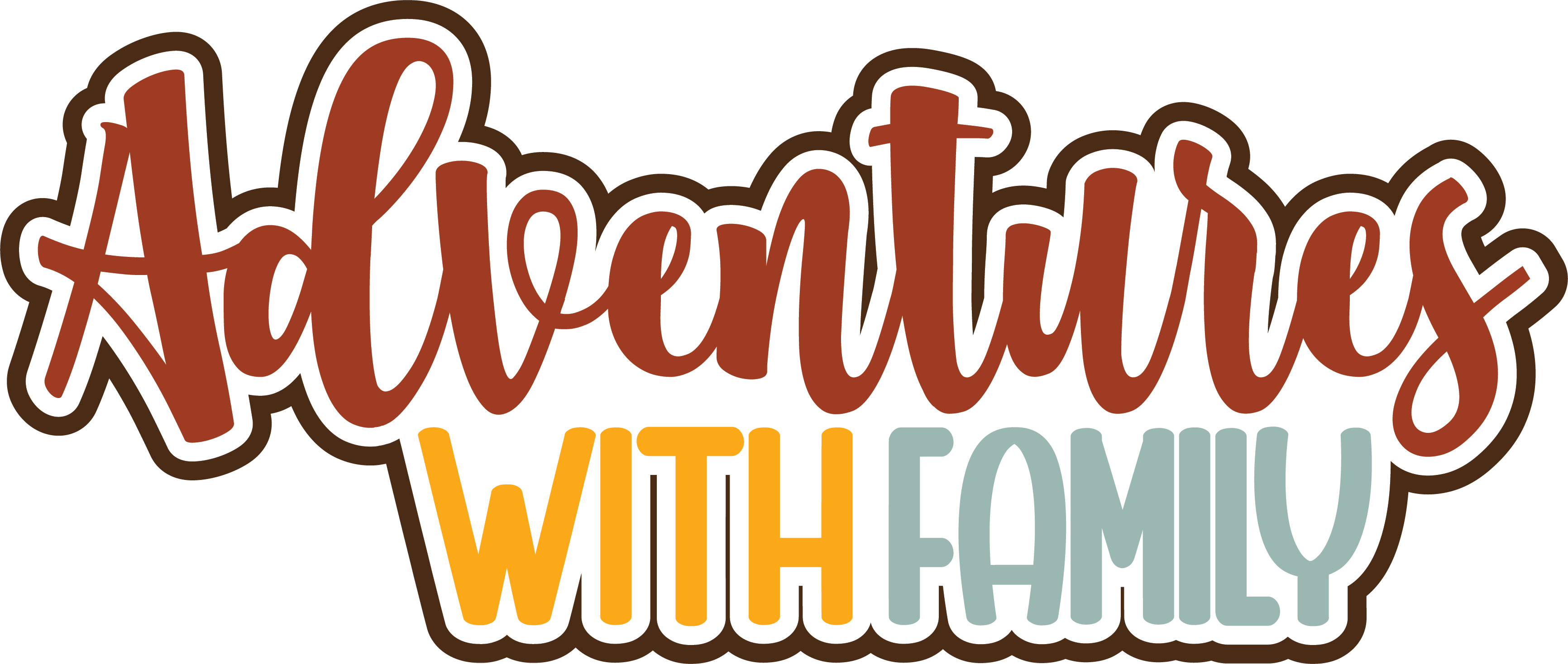 Adventures with Family - Digital Cut File - SVG - INSTANT DOWNLOAD
